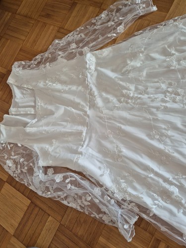 Romantisches kleid mit chiffon - kleid,