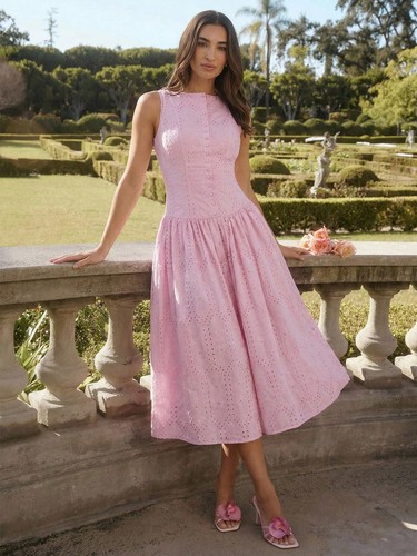 Romantisches damen maxi - romantisches, kleid