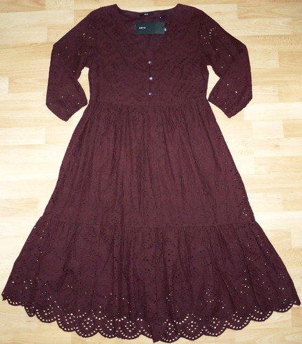 Zero kleid dunkel rot - gr.38,