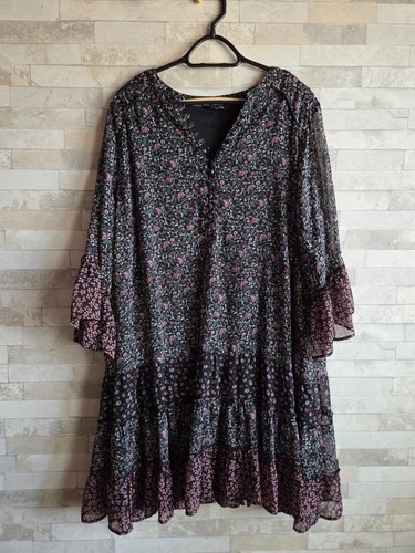 Romantisches knielanges kleid - romantisches,