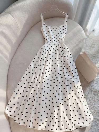 Romantisches maxikleid mit - romantisches,