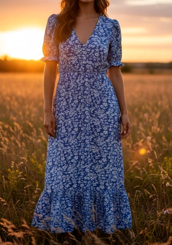 Romantisches kleid von only - kleid,