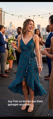 Romantisches vokuhila kleid - romantisches,