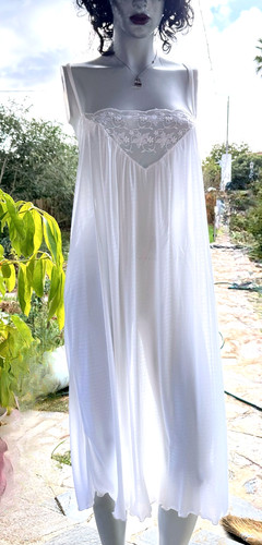 Transparentes unterkleid weiß - unterkleid,