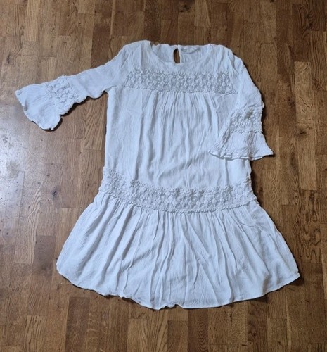 Romantisches weißes kleid - weißes,