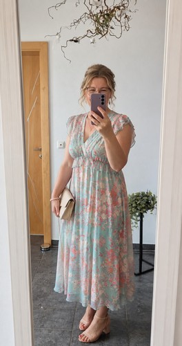 Sommerliches chiffon maxikleid - sommerliches, chiffon-maxikleid